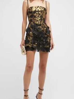 Helsi Hilma Floral Appliqué Sequin Minidress
